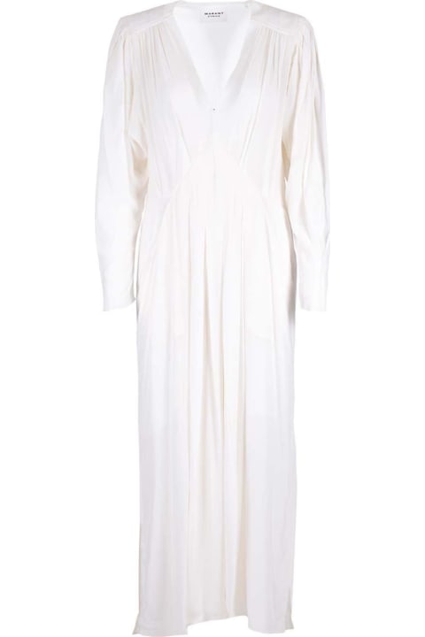 ウィメンズ Marant Étoileのワンピース＆ドレス Marant Étoile Long-sleeved V-neck Dress