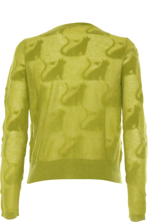 Homeware Max Mara Studio Alvaro Lime Green Cardigan