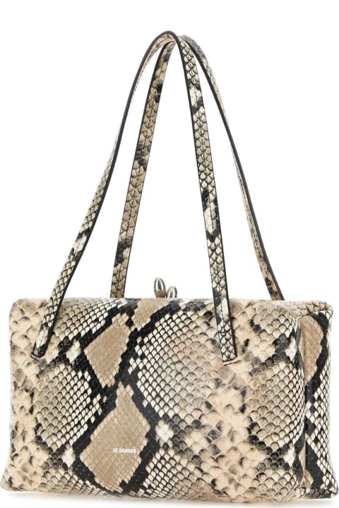 Jil Sander Bags for Women Jil Sander Printed Leather Goji Pillow Handbag
