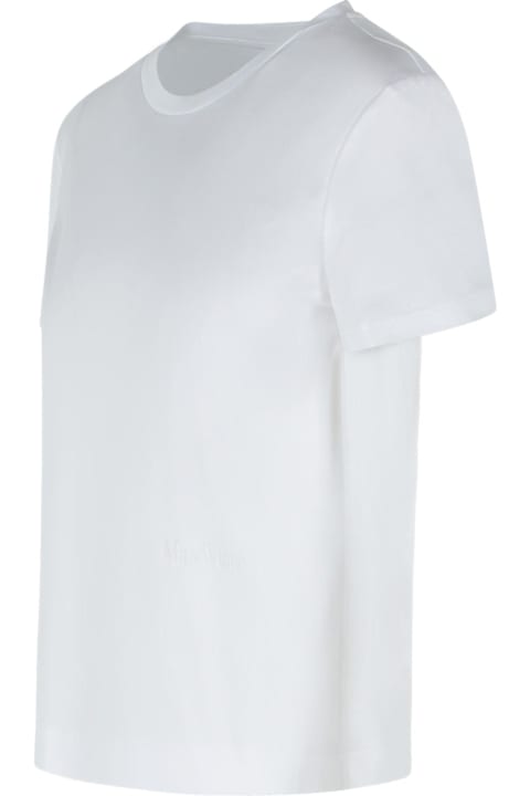 أدوات منزلية Max Mara White Cotton T-shirt