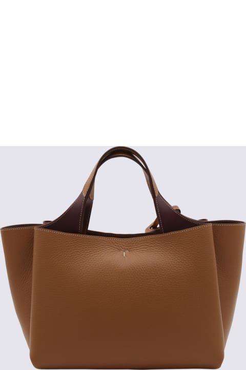 ウィメンズ新着アイテム Tod's Brown Leather Tote Bag