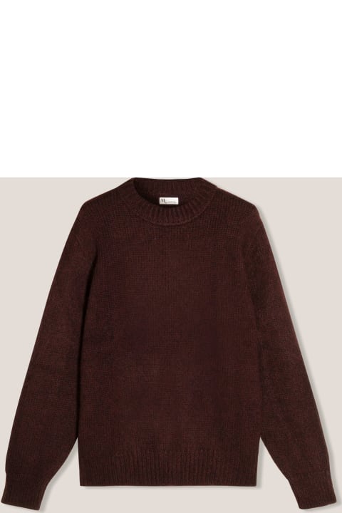 Homeware doppiaa Aappio Burgundy Wool And Alpaca Sweater