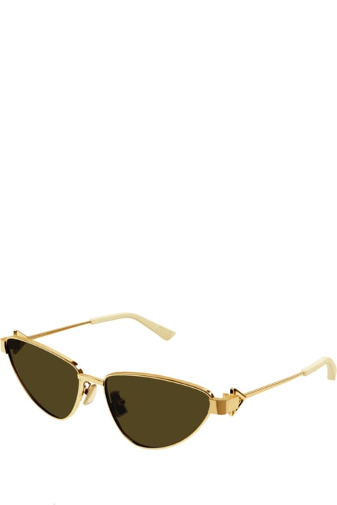 Bv1186s 002 Gold Brown Sunglasses