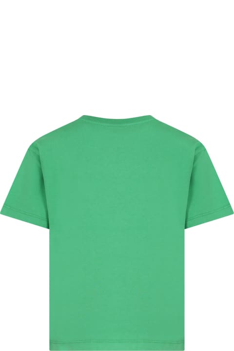 Fashion for Boys Barrow Green T-shirt For Kids With Smiley