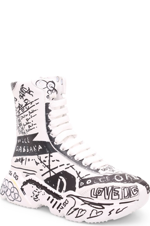 Dolce & Gabbana 'daymaster' Leather Boots