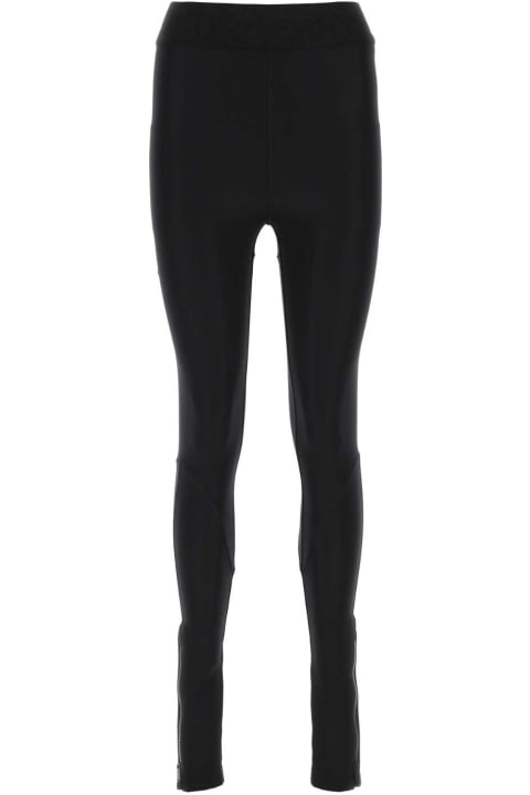 Clothing for Women Burberry Black Stretch Nylon Leggings