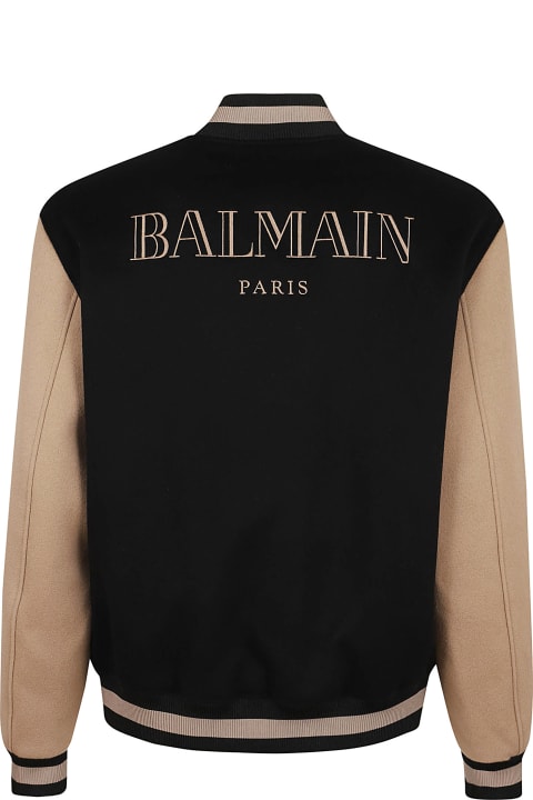 Balmain Coats & Jackets for Men Balmain Vintage Wool&cashmere Teddy Jkt