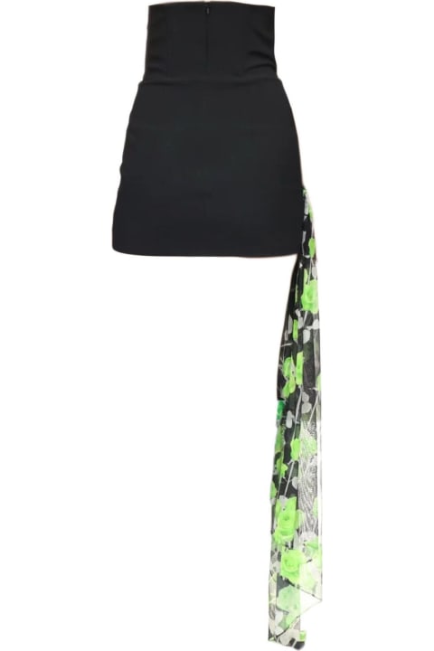 Fashion for Women David Koma Black Strapless Mini Dress