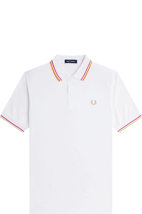 Fred Perry لـ Kids Fred Perry On Court Twin Tipped Recycled Polyester Polo Shirt