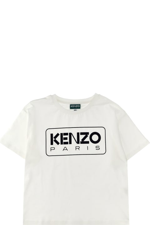 Kenzo Kids Kenzo Kids Logo Print T-shirt