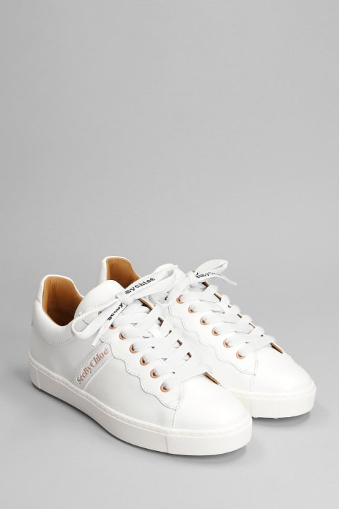 ウィメンズ See by Chloéのスニーカー See by Chloé Essie Sneakers In White Leather