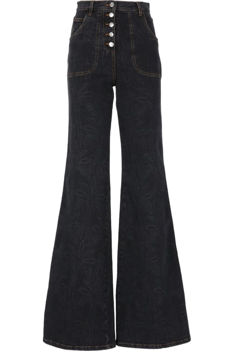 Etro Women Etro Jeans With Foliage Pockets