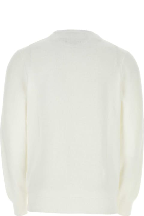 أدوات منزلية Ralph Lauren White Cotton Sweater
