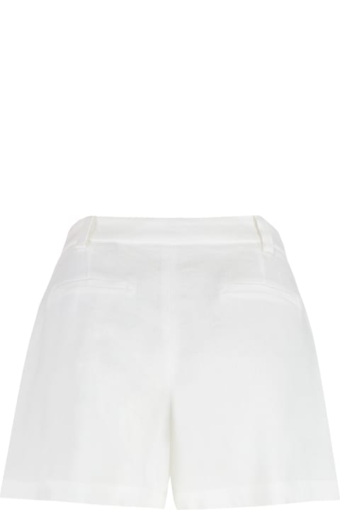 Elisabetta Franchi لـ Women Elisabetta Franchi Linen Blend Shorts