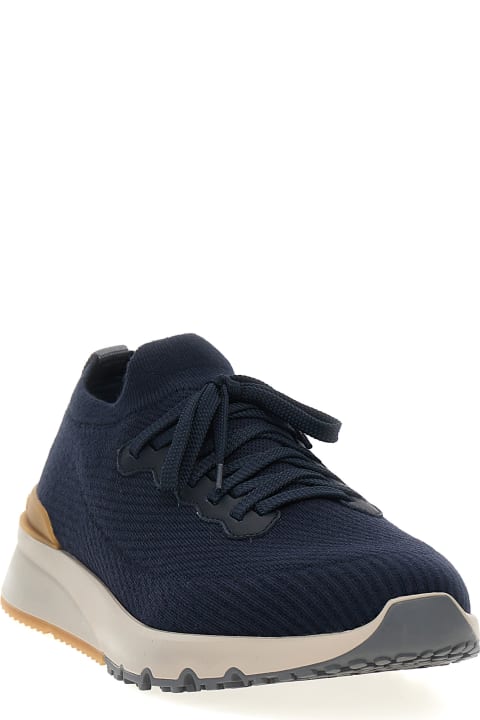 Homeware Brunello Cucinelli Knitted Sneakers