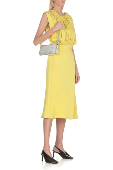 Fashion for Women Jil Sander Dress With Draping