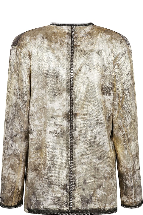 Avant Toi Coats & Jackets for Women Avant Toi Vintage Metallic Effect Chain Trimmed Jacket