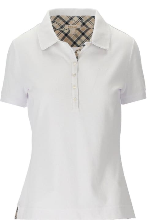 Barbour for Women Barbour Buttoned Short Sleeved Polo Shirt