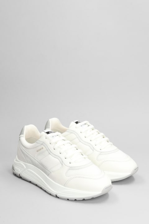 Axel Arigato for Men Axel Arigato Rush Sneakers In White Leather And Fabric