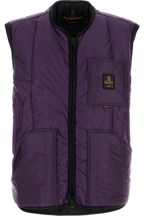 Refrigiwear for Women Refrigiwear Purple Nylon Twingo Sleeveless Jacket