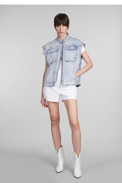 Fashion for Women IRO Salvadors Shorts In White Cotton