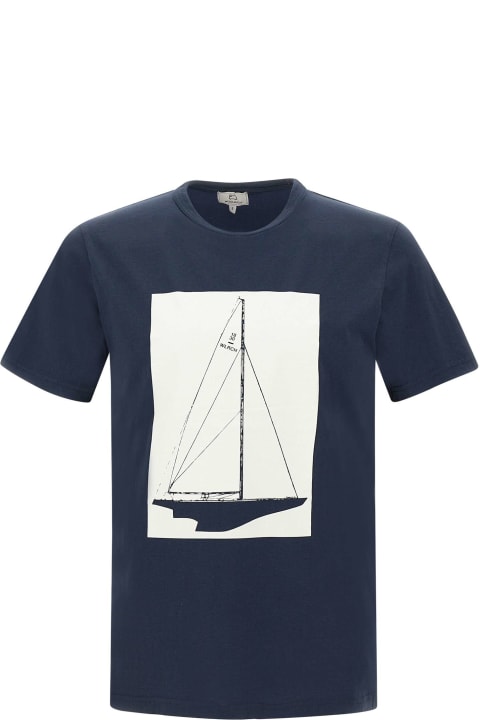 メンズ新着アイテム Woolrich "boat" Cotton T-shirt