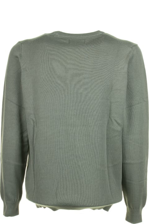 Barbour Sweaters for Men Barbour Green Crew Neck Sweater
