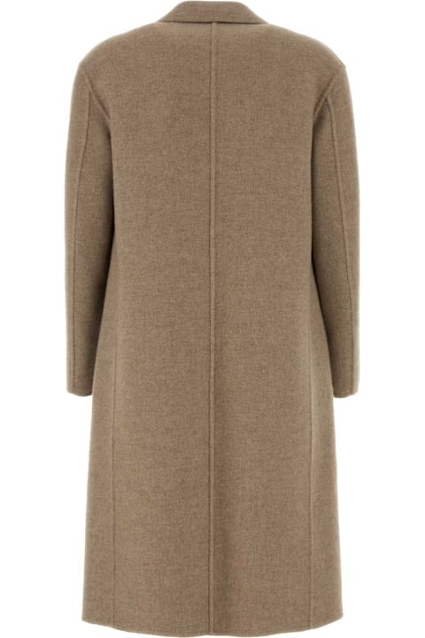 The Row for Kids The Row Cappuccino Cashmere Blend Fedra Coat