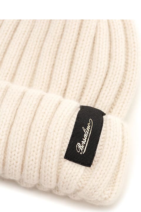 أدوات منزلية Borsalino Ribbed Cashmere Beanie