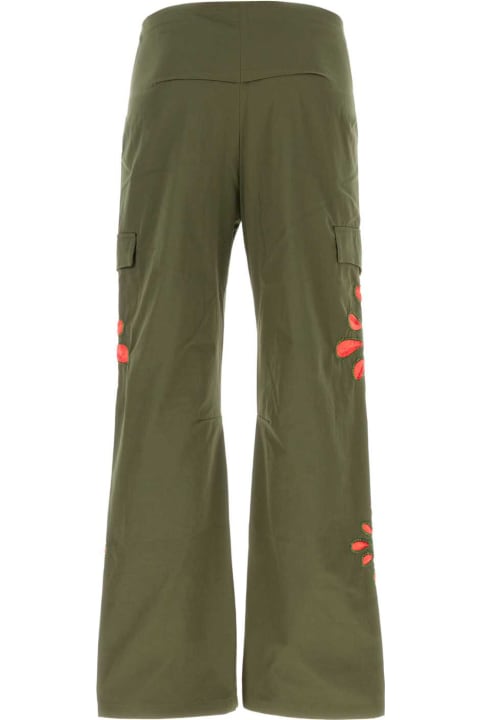 Bluemarble for Men Bluemarble Army Green Cotton Cargo Pant