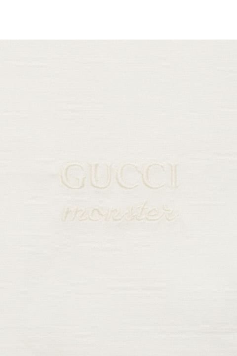 Gucci for Boys Gucci Shirt Stretch Cotton Popeline