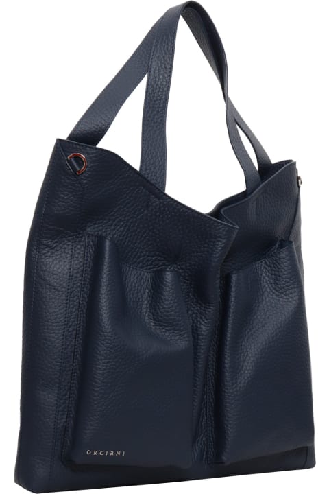 Shoulder Bags for Women Orciani Blue Handbag