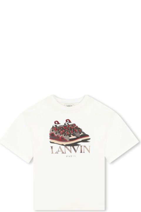 Lanvin T-Shirts & Polo Shirts for Boys Lanvin T-shirt Con Logo