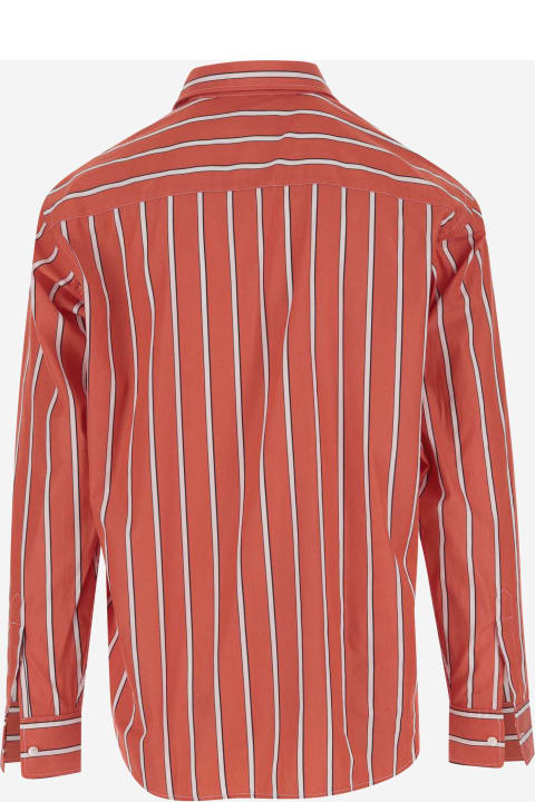 Aspesi for Men Aspesi Cotton Shirt With Striped Pattern