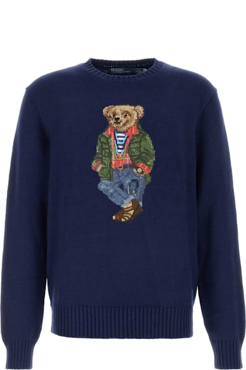 Homeware Polo Ralph Lauren Blue Cotton Sweater