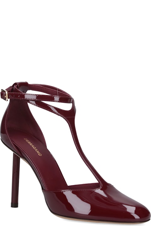 آخر صيحات الموضة من السيدات Ferragamo 't-strap' Pumps