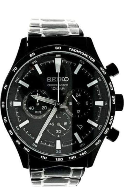 Seiko Ssb415p1 Sport Uomo Cronograph Black Watches
