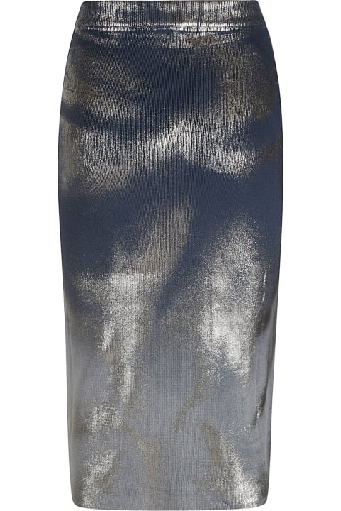 Diesel Skirts for Women Diesel Metallic Skirt