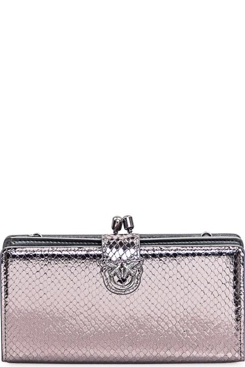 Wallets for Women Pinko Wallet With Logo