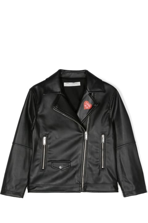 Coats & Jackets for Girls Philosophy di Lorenzo Serafini Philosophy By Lorenzo Serafini Coats Black