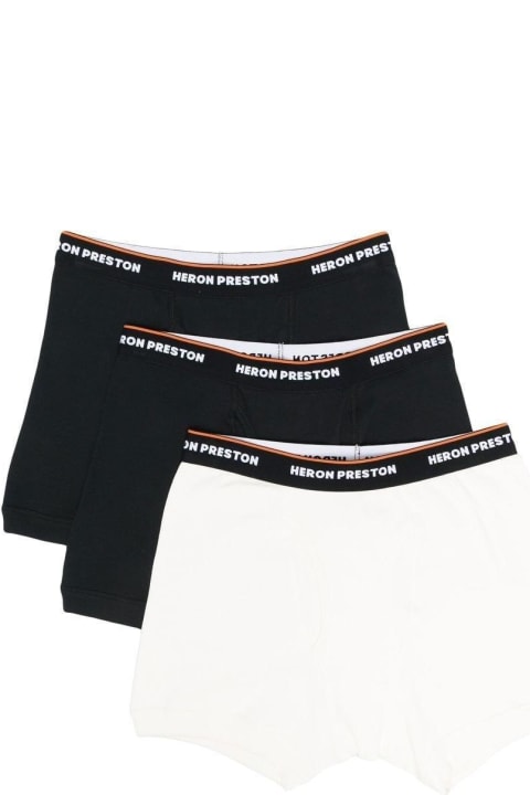 HERON PRESTON Underwear for Men HERON PRESTON Cotton Three-piece Boxer Set