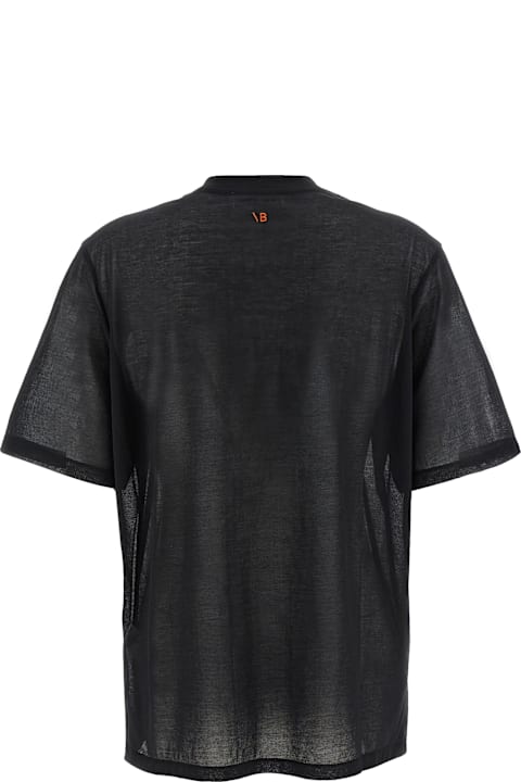 Victoria Beckham for Women Victoria Beckham Logo Embroidery T-shirt