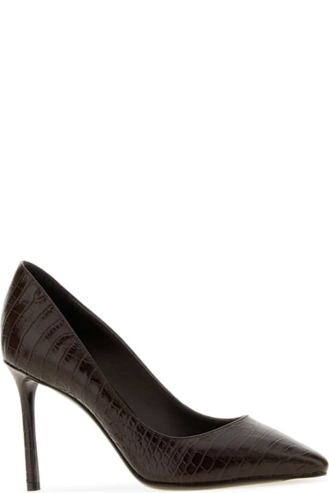 Jimmy Choo for Kids Jimmy Choo Chocolate Leather Romy 85 Pumps
