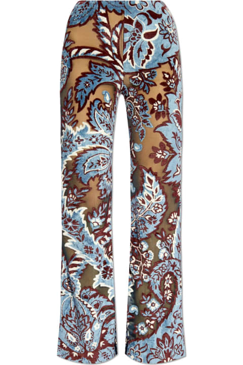 ウィメンズ新着アイテム Etro Etro Floral Pattern Trousers