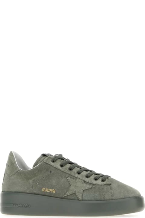 Homeware Golden Goose Dark Grey Suede Pure-star Sneakers