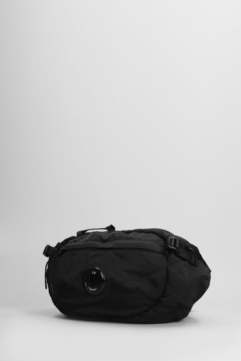 メンズ C.P. Companyのショルダーバッグ C.P. Company Waist Bag In Black Polyamide