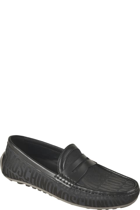 Moschino Loafers & Boat Shoes for Men Moschino All-over Logo Loafers