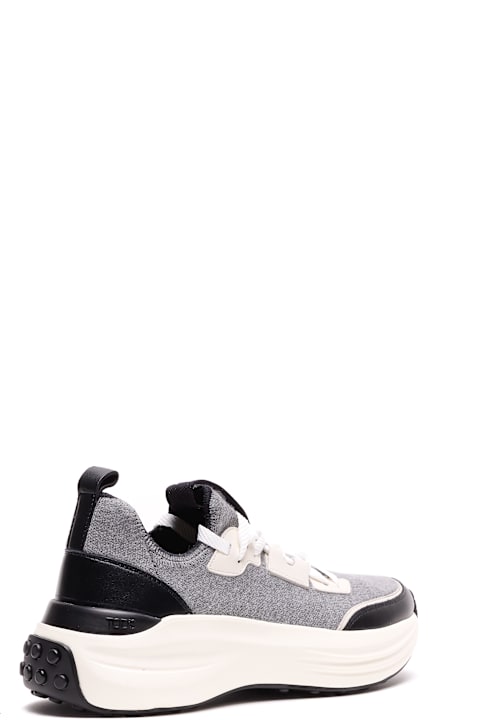 Homeware Tod's Fabric And Leather Sneakers