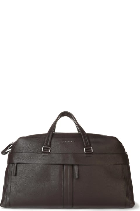Orciani Luggage for Men Orciani Micron Leather Bag With Shoulder Strap