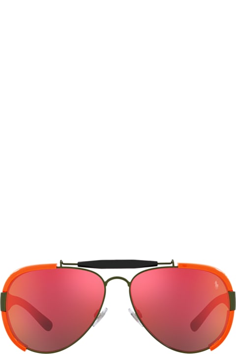 Polo Ralph Lauren Eyewear for Men Polo Ralph Lauren Ph3129 Matte Dark Green Sunglasses